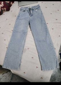 Light Wash Wide Leg Jeans