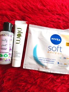 Plum Face Wash Shampoo Moisturizer Combo