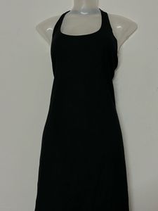Pintresty Classic Black Halter Neck Maxi Dress
