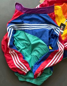 Colorful Adidas 🎨🔥 Windbreaker Jacket