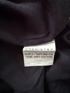 Chemistry Black T-Shirt Dress