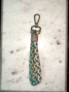 Boho Braided Keychain