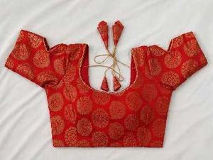 Red Princess cut Blouse