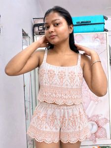 Cute Striped Co-ord Set(s size)🎀