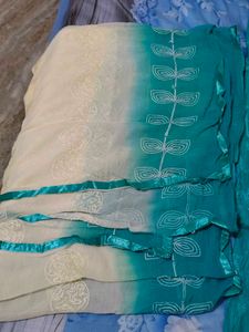 Embroidered Teal Kurta Set with Dupatta