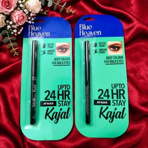 Pack of 2 Blue Heaven 24HR Stay Kajal - Jet Black