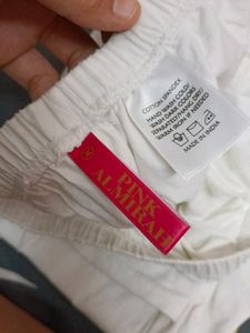 Beautiful White Cotton Legging