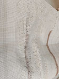 Elegant Beige & Brown net material