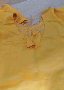 Elegant Yellow Embroidered Kurta Set