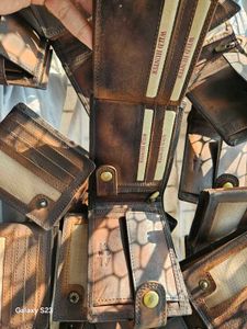 Embossed Leather Wallet