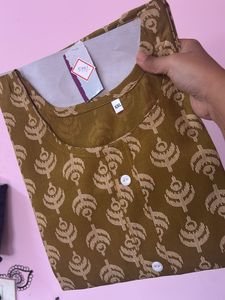 Yellow Kurti New with tag