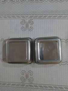 Set of 2 Stainless Steel Bowls
