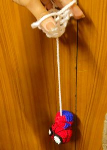 Handmade Spiderman Crochet Charm 🕸️