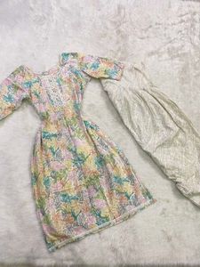 Pastel Floral &amp; Botanical Printed Kurti &amp; salwar