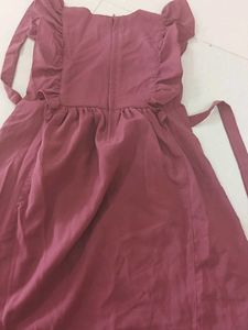 Purple Georgette Frock
