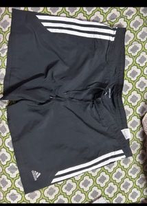 brand 3 Black Tie-Side Lounge Shorts