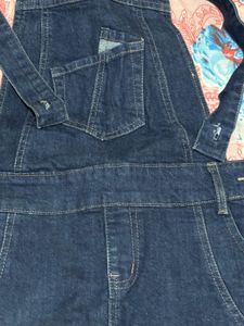 Denim Overalls Skirt