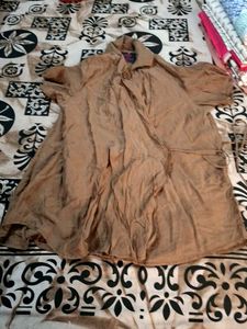 Stylish Brown Wrap top