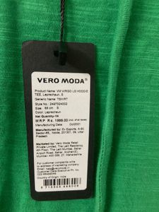 Vero Moda Green Hooded Long Sleeve T-Shirt