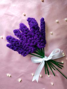 Set Of 6 Crochet Lavenders🪻 With Surprise Freebie