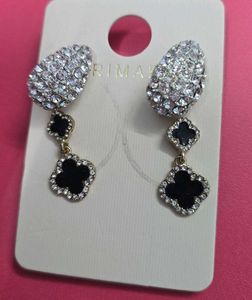 sale_Glamorous Clover Dangle Earrings