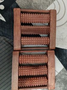 Single piece Wooden Foot Massager Roller