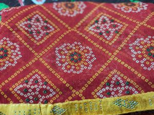 Vibrant Bandhani Print Saree