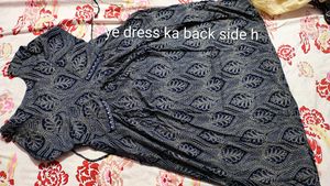 Stylish Blue Printed Kurta (XXL)