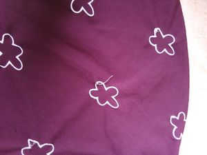 Purple Floral 2 Print tops