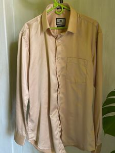 Men's Shiny Button-Up Shirt