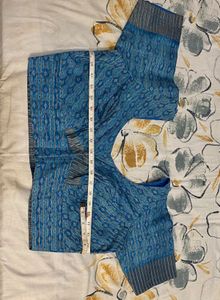 Blue Ikat Silk Saree | Price ⬇️ by 109‼️