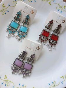 Stylish Ethnic Earrings Set