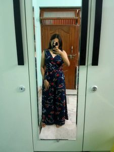 Flowy Floral Wide-Leg Jumpsuit