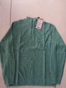 MEN HIGH-NECK SWEATSHIRT ZIP