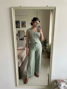 Light Green Sleeveless Coord