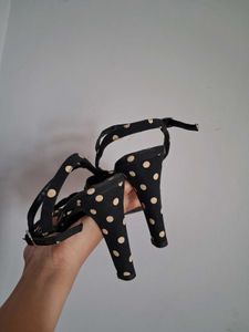 Staccato Polka Dot Heels