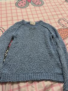 Blue Knit Sweater