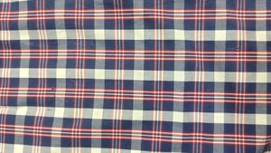 American Swan Navy Plaid Shirt