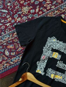 Fendi Black Graphic T-Shirt