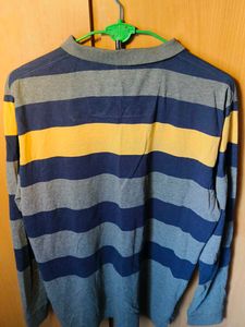 Men's Striped Polo Shirt
