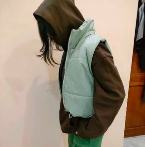 S Size Crop Puffer Jacket