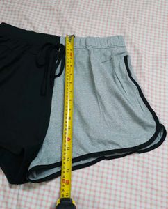 SHEIN Curve 0XL Colorblock Shorts