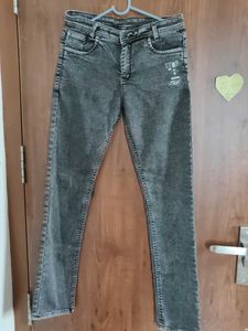 Gray Denim Jeans