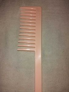 Pretty Pink Wide-Tooth Comb