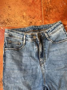 Light Wash Flared Jeans