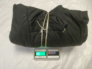 Black Hooded Padded Jacket