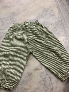 Striped Cotton Palazzo Pants