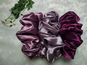 New XL Silk Scrunchies❤️ Made With Very Premium Quality [ 199 Each ]