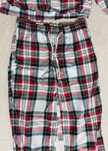 Cozy Plaid Pajama Set