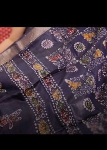 Batik Print Saree